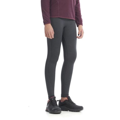 Calza Teen Girl In-Motion Seamless Leggings Melange Grafito Lippi-2