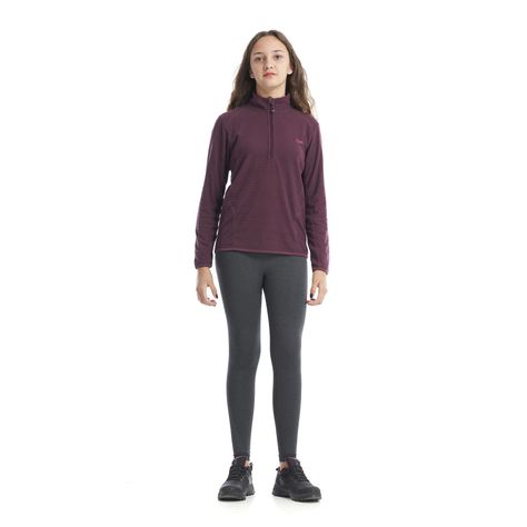 Calza Teen Girl In-Motion Seamless Leggings Melange Grafito Lippi-4