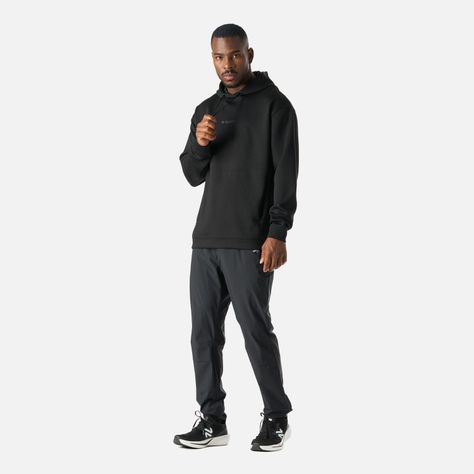 Polerón Hombre Tempo Active Sweatshirt Hoody Negro Vulcano-6