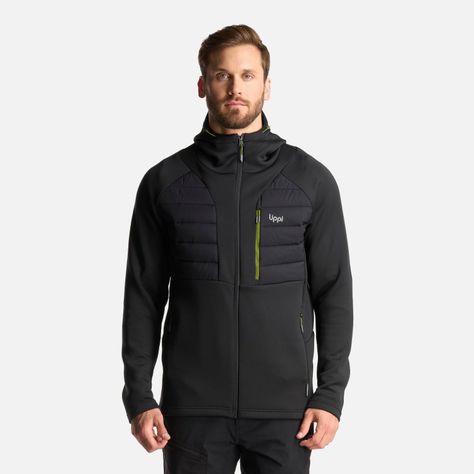 Chaqueta Hombre ColdMove WindBreaker SteamPro Hoody Jacket Negro Lippi I24-1