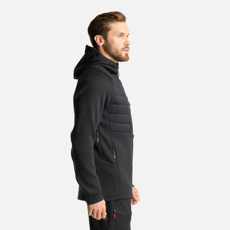 Chaqueta Hombre ColdMove WindBreaker SteamPro Hoody Jacket Negro Lippi I24-3