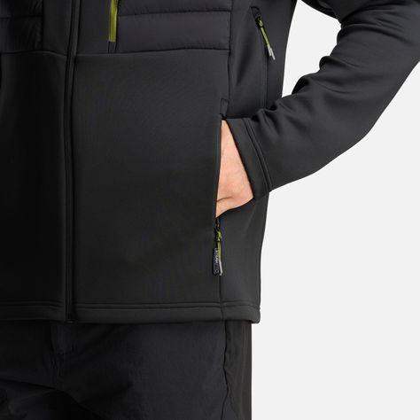 Chaqueta Hombre ColdMove WindBreaker SteamPro Hoody Jacket Negro Lippi I24-7