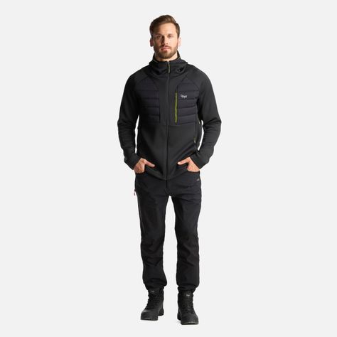 Chaqueta Hombre ColdMove WindBreaker SteamPro Hoody Jacket Negro Lippi I24-8
