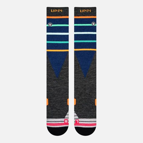 Calcetin Hombre All Mountain Ski Socks Azul Melange Lippi I23-1