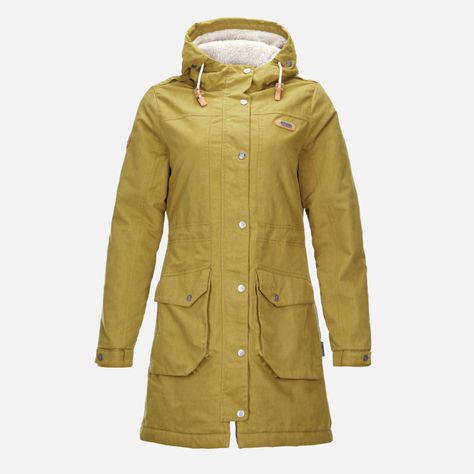 Chaqueta Mujer Peumo Canvas Hoody Jacket Cafe Pardo Lippi-0