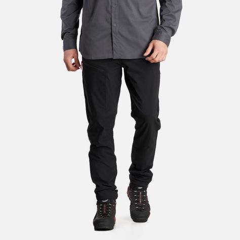 Pantalon Hombre Lennox Q-Dry Slim Fit Pants Negro Lippi V24-1