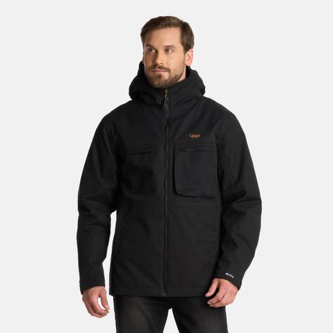 Chaqueta Hombre Citizen Warm B-Dry Hoody Negro Lippi I25-0