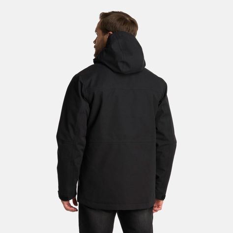 Chaqueta Hombre Citizen Warm B-Dry Hoody Negro Lippi I25-2