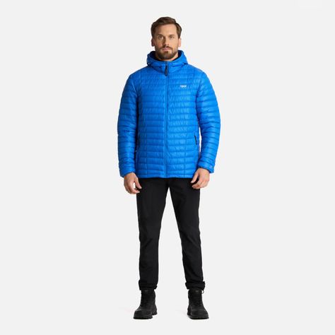 Chaqueta Hombre Peak Down Hoody Jacket Azulino Lippi I25-6