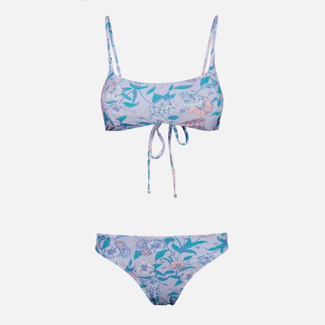 Traje de Baño Mujer Sirena Full Print Lila Haka Honu-0