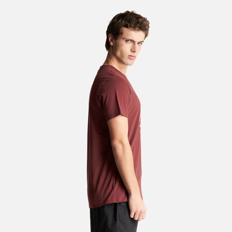 Polera Hombre Classic Piolet T-Shirt Vino Lippi-3