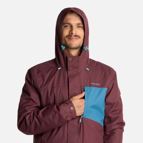 Chaqueta Hombre Terranova Burdeo Haka Honu I25-3
