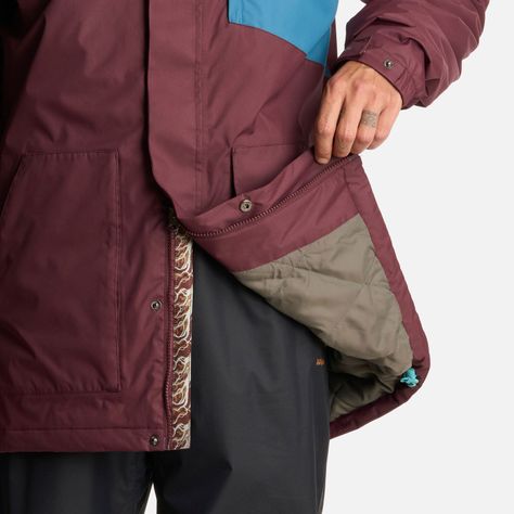 Chaqueta Hombre Terranova Burdeo Haka Honu I25-6