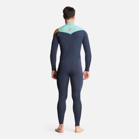 Traje de Surf Hombre Araucaria 4 Azul Haka Honu-2