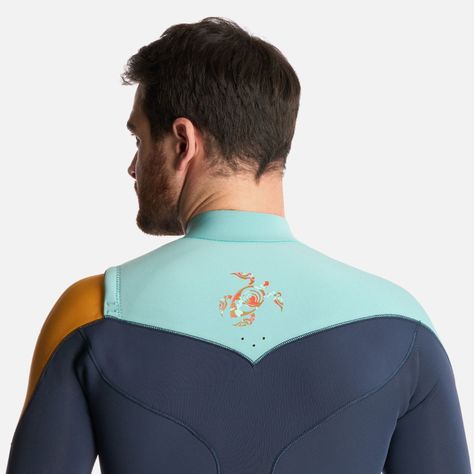 Traje de Surf Hombre Araucaria 4 Azul Haka Honu-3