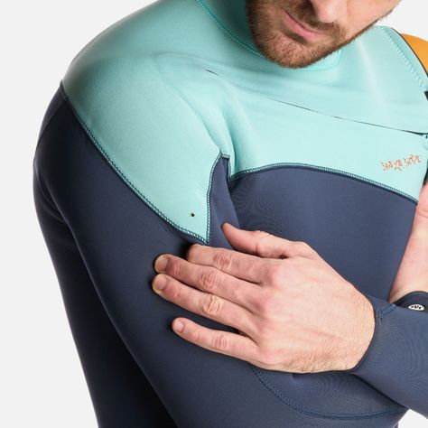 Traje de Surf Hombre Araucaria 4 Azul Haka Honu-4
