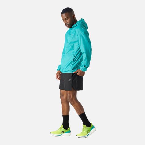 Chaqueta Hombre Built To Move Windbreaker Turquesa Vulcano-2