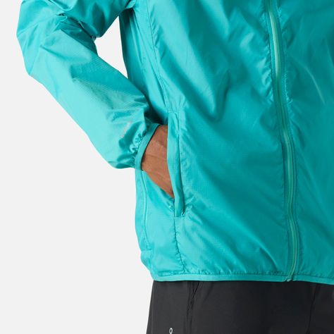 Chaqueta Hombre Built To Move Windbreaker Turquesa Vulcano-5