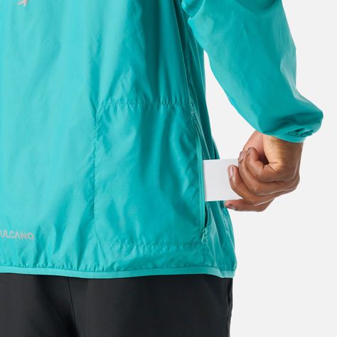 Chaqueta Hombre Built To Move Windbreaker Turquesa Vulcano-7