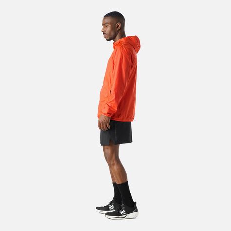 Chaqueta Hombre Built To Move Windbreaker Naranjo Vulcano-2