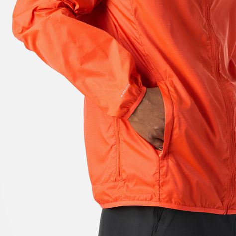 Chaqueta Hombre Built To Move Windbreaker Naranjo Vulcano-5