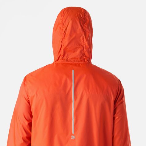 Chaqueta Hombre Built To Move Windbreaker Naranjo Vulcano-6