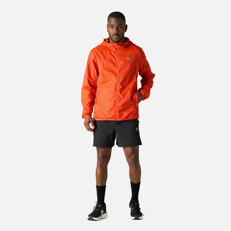 Chaqueta Hombre Built To Move Windbreaker Naranjo Vulcano-8
