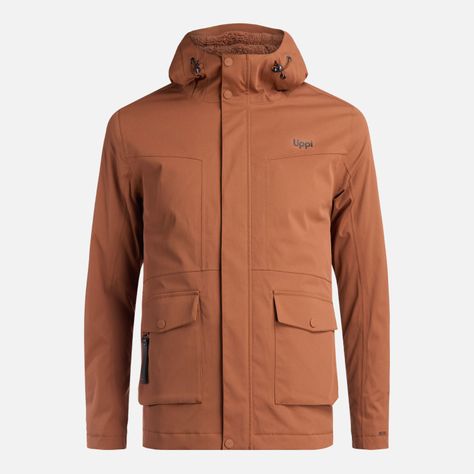 Chaqueta Teen Boy Roble B-Dry Hoody Jacket Cafe Claro Lippi-0