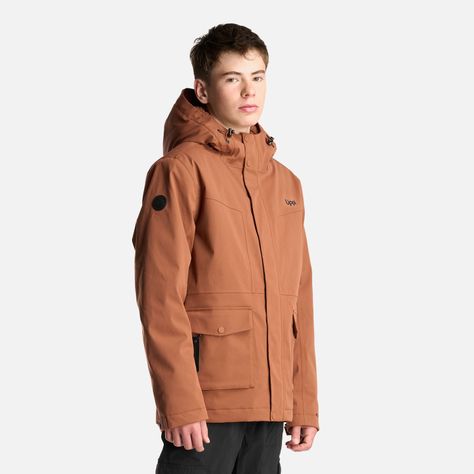 Chaqueta Teen Boy Roble B-Dry Hoody Jacket Cafe Claro Lippi-2
