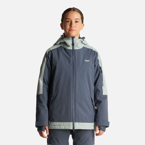 Chaqueta Teen Girl Sierra Nevada B-Dry Light Jacket Azul Noche/Jade Lippi-1