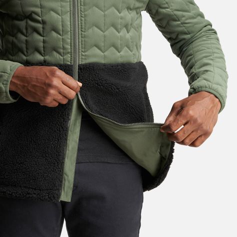 Chaqueta Hombre Noes-Ni Verde oscuro/Negro Haka Honu-5