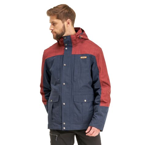 Chaqueta Hombre Nalca Fusion-3 Hoody Jacket Azul Marino / Terracota Lippi-1