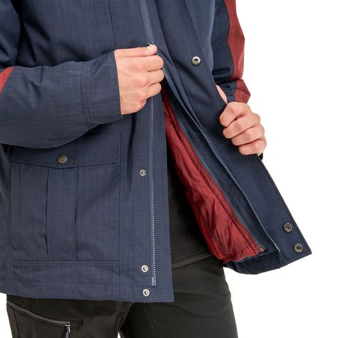Chaqueta Hombre Nalca Fusion-3 Hoody Jacket Azul Marino / Terracota Lippi-5