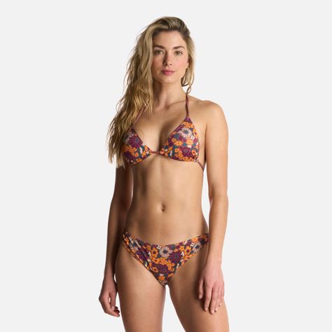 Traje de baño Mujer Clasico Print Terracota Haka Honu-0