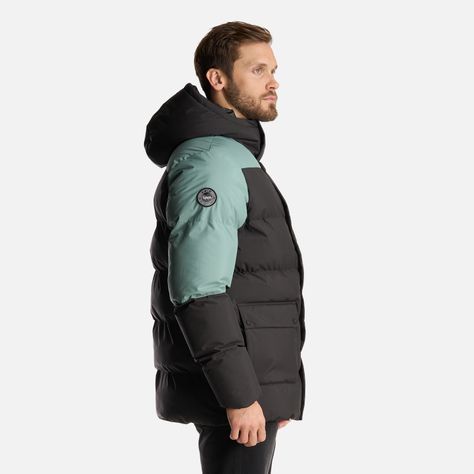 Chaqueta Hombre Long And Warm Steam Pro Hoody Jacket Jade Oscuro Lippi-3