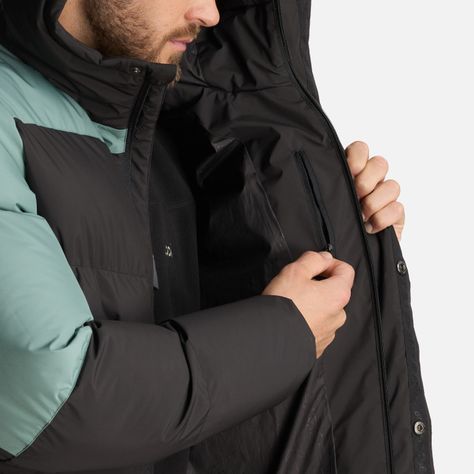 Chaqueta Hombre Long And Warm Steam Pro Hoody Jacket Jade Oscuro Lippi-8