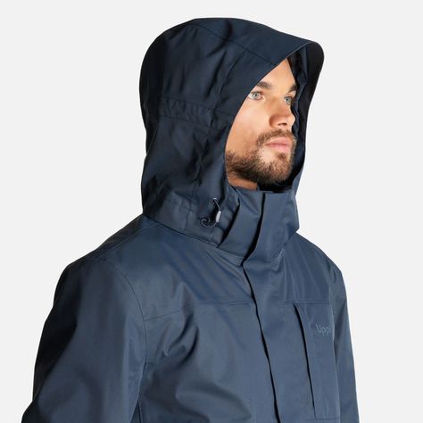 Chaqueta Hombre Tres Cruces Fusion-3 Hoody Jacket Azul Noche Lippi-5