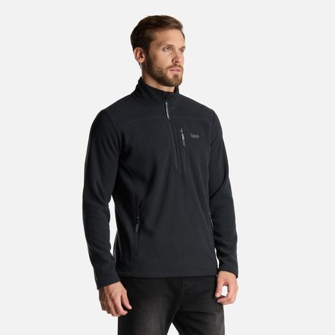 Chaqueta Hombre Paicavi Therm-Pro 14 Zip Jacket Negro Lippi I24-2