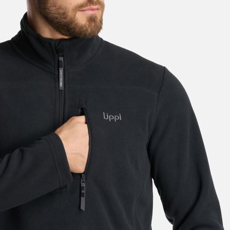 Chaqueta Hombre Paicavi Therm-Pro 14 Zip Jacket Negro Lippi I24-5