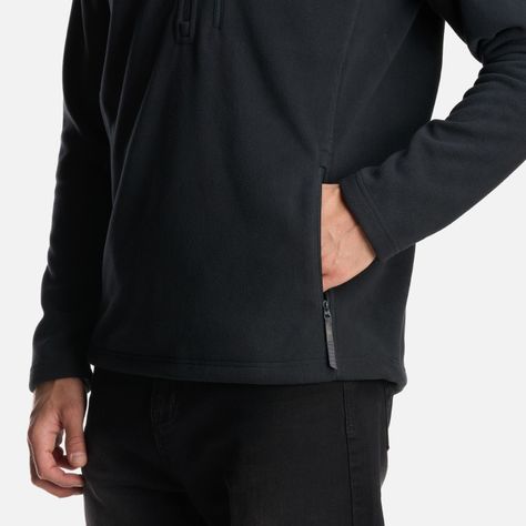 Chaqueta Hombre Paicavi Therm-Pro 14 Zip Jacket Negro Lippi I24-6