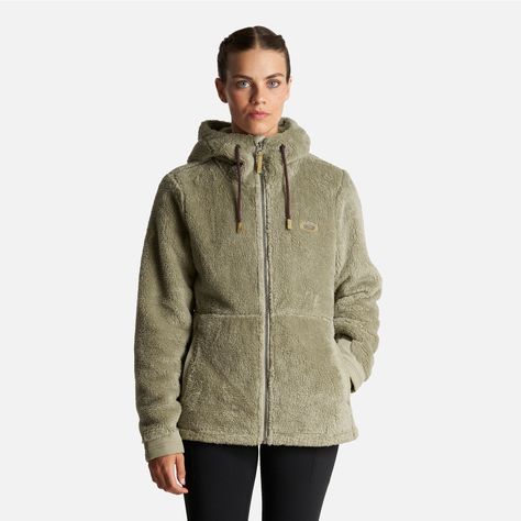 Chaqueta Mujer Bear Shaggy-Pro Hoody Jacket Verde Grisaceo Lippi-1