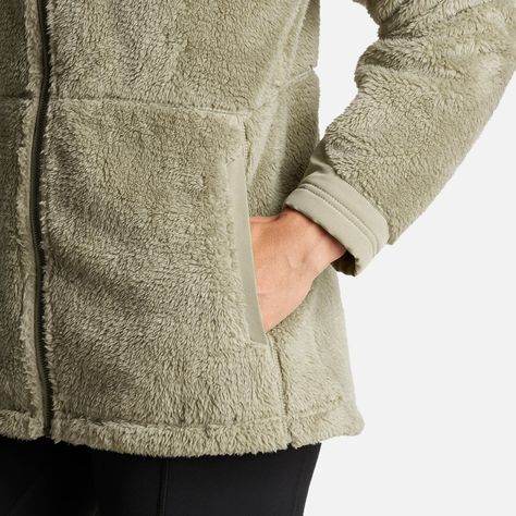 Chaqueta Mujer Bear Shaggy-Pro Hoody Jacket Verde Grisaceo Lippi-5