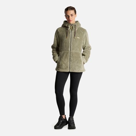 Chaqueta Mujer Bear Shaggy-Pro Hoody Jacket Verde Grisaceo Lippi-6