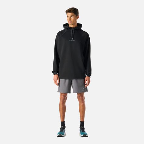 Polerón Hombre Tempo Sweatshirt Hoody Negro Vulcano-5