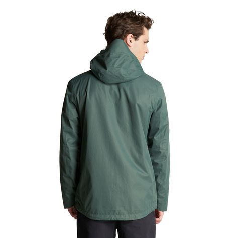 Chaqueta Hombre Tres Cruces Fusion-3 Hoody Jacket Verde Botella Taupe Lippi-3