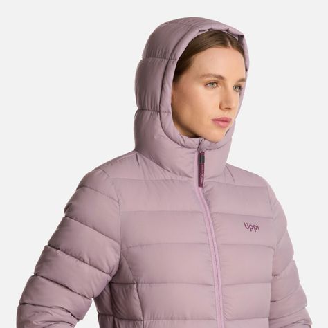 Chaqueta Mujer Warm Day Steam-pro Hoody Malva Lippi I25-3