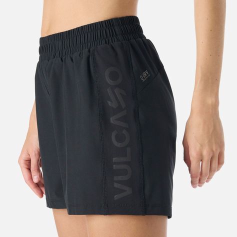 Shorts Mujer Built To Move 4" Shorts Negro Vulcano-4