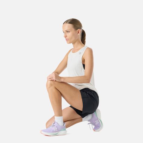 Shorts Mujer Built To Move 4" Shorts Negro Vulcano-7