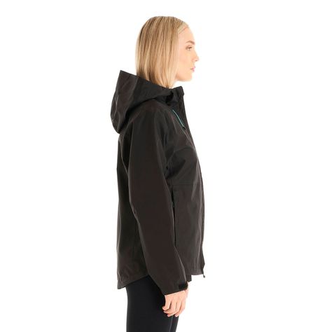 Chaqueta Mujer Shield B-Dry Hoody Jacket Negro Lippi I21-3