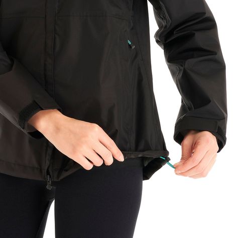 Chaqueta Mujer Shield B-Dry Hoody Jacket Negro Lippi I21-9